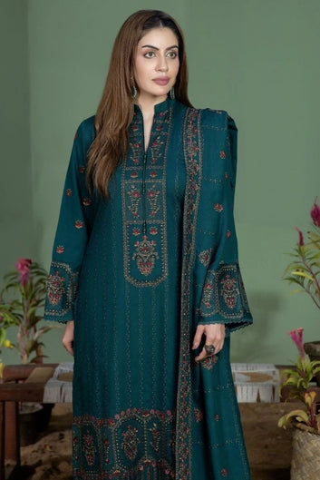 3PC EMBROIDERED LAWN SUIT - SR-467