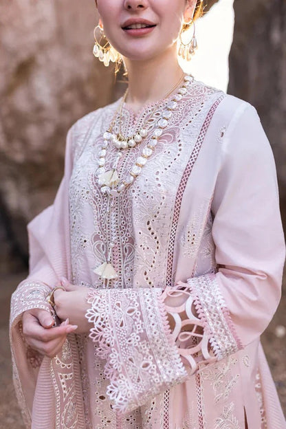 3PC EMBROIDERED LAWN SUIT - SR-734